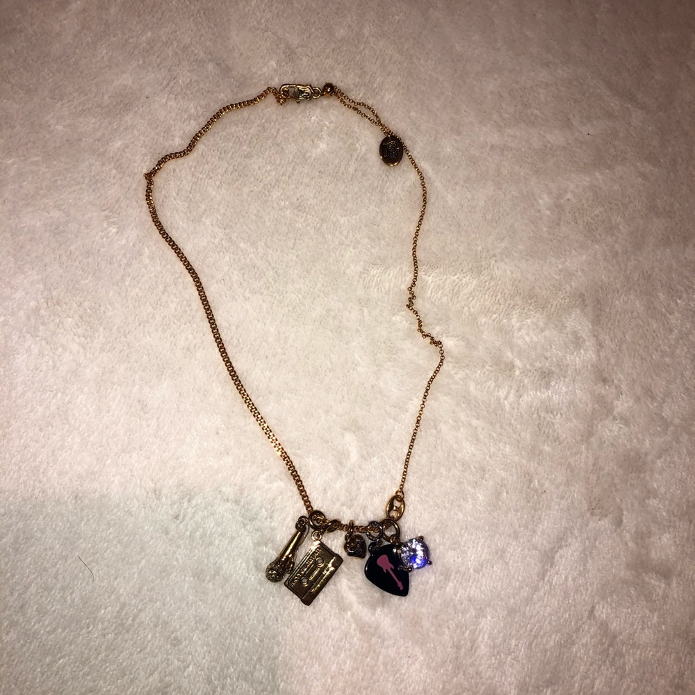 Juicy Couture Gold Necklace with Charms